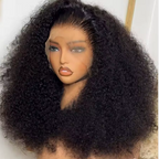 Bob 180 Density Virgin Curly HD Full Lace Frontal Wig Natural Human Hair
