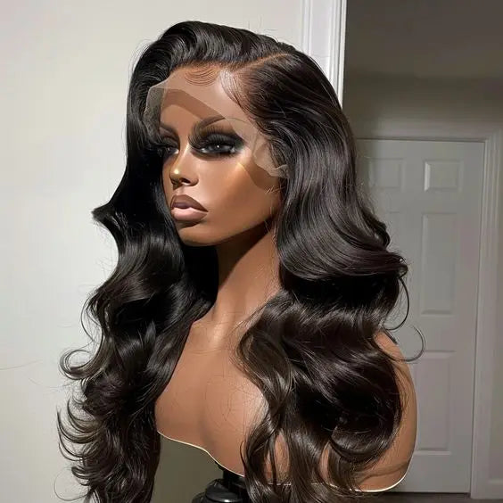 180% Density HD Lace Front Wig - 100% Remy Human Hair Body Wave | Glueless & Natural