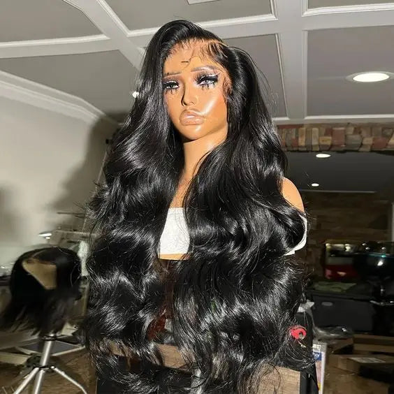 180% Density HD Lace Front Wig - 100% Remy Human Hair Body Wave | Glueless & Natural