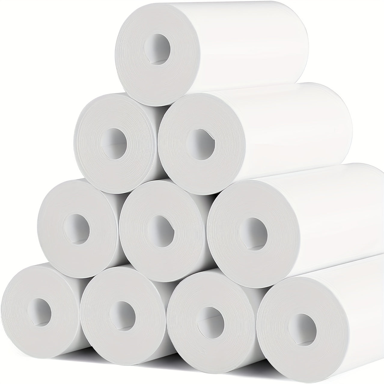 10 Rolls Kids Instant Camera Thermal Paper – Zero Ink, Quick-Dry, Easy Replacement Rolls for Printing Fun, School & Parties