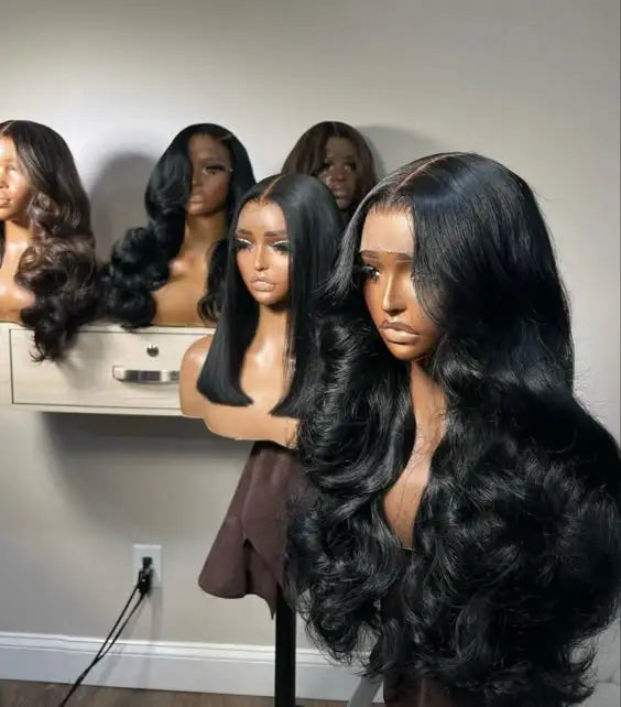 180% Density HD Lace Front Wig - 100% Remy Human Hair Body Wave | Glueless & Natural
