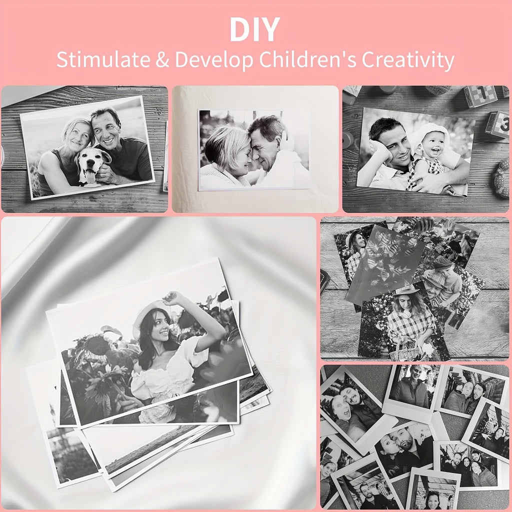 10 Rolls Kids Instant Camera Thermal Paper – Zero Ink, Quick-Dry, Easy Replacement Rolls for Printing Fun, School & Parties