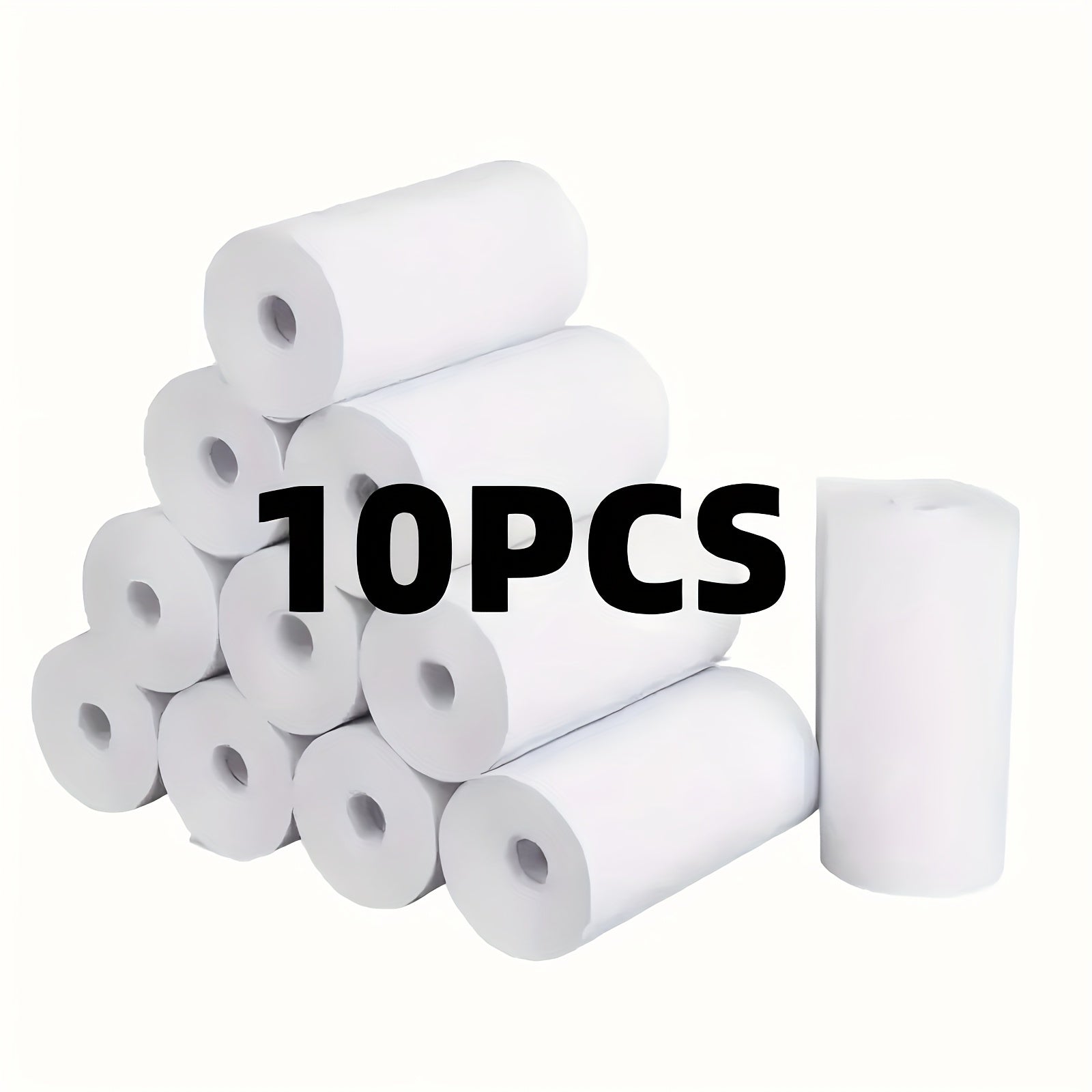 10 Rolls Kids Instant Camera Thermal Paper – Zero Ink, Quick-Dry, Easy Replacement Rolls for Printing Fun, School & Parties