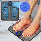 Electric Foot Massager Pad | Muscle Relaxation & Circulation | Portable Rechargeable Massage Mat