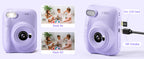 Kids Instant Print Camera – 3" HD 1080P Screen, 32MP, Zero-Ink Printing, 32GB SD Card & 3 Paper Rolls – Perfect Gift for Ages 6–12