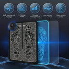 Electric Foot Massager Pad | Muscle Relaxation & Circulation | Portable Rechargeable Massage Mat