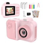 Instant Print Camera – HD Dual Lens, 16x Zoom, 1080P Video, MP3, Games & Instant Printing – Perfect Creative Gift for Kids