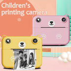 Mini Instant Print Camera for Kids – Thermal Printer, USB Rechargeable, Birthday Gift Set