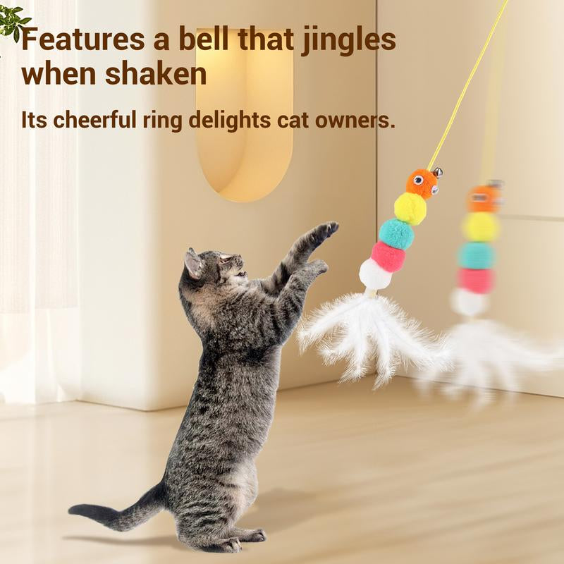 MALFT Pet Stress Relief Toys for Cats, Interactive Hanging Door Cat Toy, Automatic Electric Flying Bird Cat Toy for Hunting Exercising Eliminating Boredom,One Extra Bouncy String