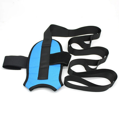 Yoga Strap Multi-Loop Stretch Strap with Foot Cushion