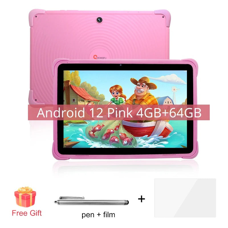 10.1 Inch Children Tablets Android 12 Quad Core 4GB 64GB WIFI